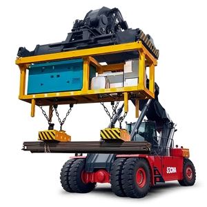 New Efficient Reach Stacker with Electromagnets for Heavy-Duty <strong>Material</strong> <strong>Handling</strong> for Steel Bar Lifting in Manufacturing Plants - Product Image 1