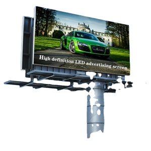 TOPLED supporto da pavimento portatile parcheggio pubblicità programmabile rotante p3 segno a scorrimento schermo 3d bordo del display a led sul bordo della strada - Product Image 1