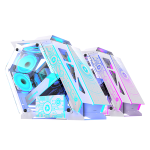 Lovingcool horororphosis pc במקרה מגדל מלא משחקים תיקים מחשב & מגדל שולחן עבודה עם מאוורר ערכת זכוכית מארז pc