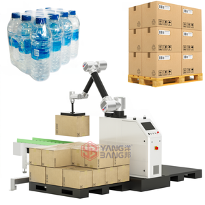 YB Fully <strong>Automatic</strong> <strong>Robot</strong> Palletizer Robotic Case Palletizer <strong>Robot</strong> <strong>Palletizing</strong> <strong>System</strong> for Boxes - Product Image 1