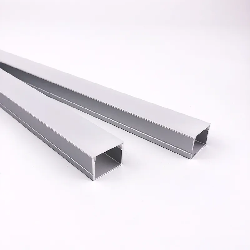 Parti di illuminazione del profilo di estrusione in alluminio per intonaco lineare chiaro in alluminio Alu Profil LED argento 90 6063-T5