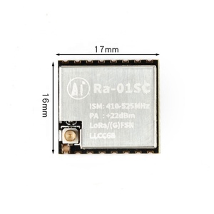 Ra-01 Ra-01SC LoRa周波数モジュールSPI UARTインターフェイスLLCC68 433MHZ Wifiワイヤレス送信LoRaモジュール433MHZ RFモジュール - Product Image 2