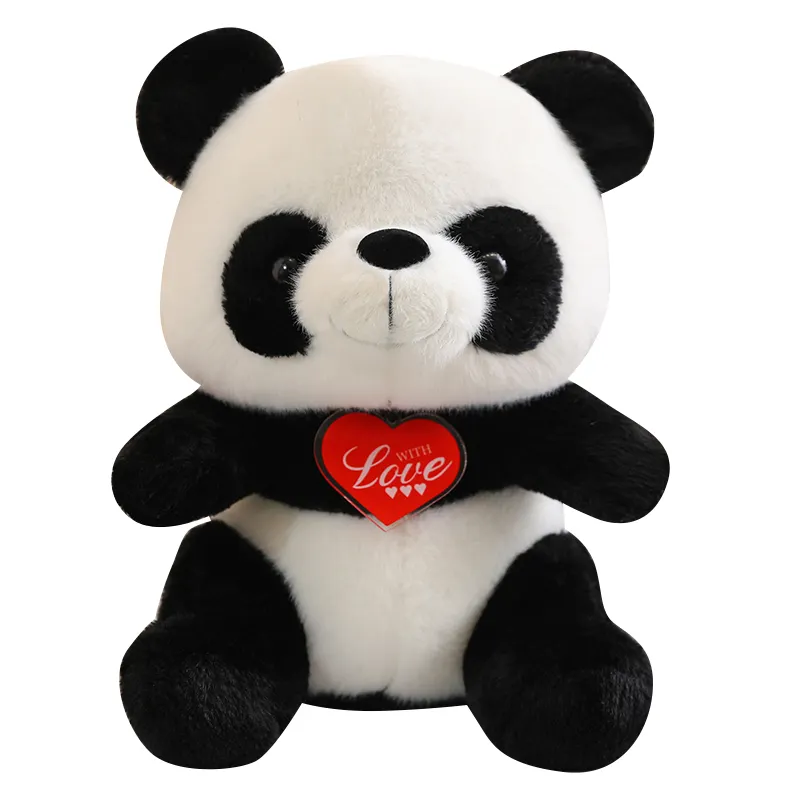 YSTPLT peluche animali di alta qualità Panda peluche peluche peluche bambole di animali con accessori opzionali