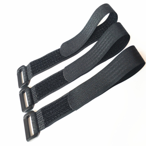 Eco-Friendly <strong>Elastic</strong> Self-Adhesive <strong>Hook</strong> and <strong>Loop</strong> Belt Buckle Cable Tie <strong>Strap</strong> with One Side <strong>Hook</strong> and <strong>Loop</strong> Feature - Product Image 1