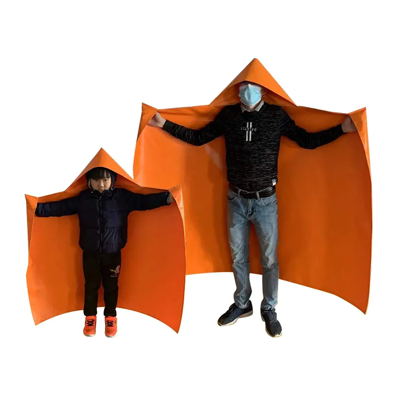 Toplook — couverture de sécurité à capuche, nouveau design, isolation de protection contre le feu, outil de survie d'urgence, capes coupe-feu, combinaison cape ignifuge