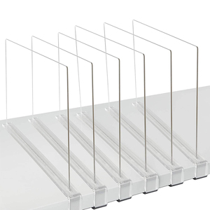 Phân Vùng Tủ Quần Áo Acrylic Phân Loại Quần Áo Trong Suốt Tủ Quần Áo Lưu Trữ Mũ Khăn Phân Vùng - Product Image 6