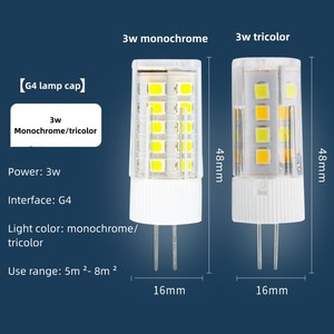 G9G4 ışık kaynağı led mısır ışık boncuk olmadan çakarlı lamba ampul üç renkli karartma vurgulamak - Product Image 6