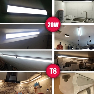 120cm 60cm 30cm <strong>T5</strong> <strong>LED</strong> Tubes Wall Lamp Bars <strong>Led</strong> Light 10W 20W 2FT <strong>4FT</strong> for Home Cabinet Kitchen Lighting T8 <strong>Led</strong> Tube Light