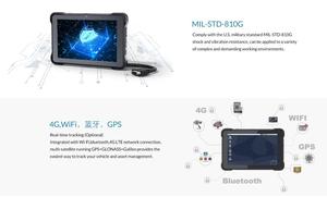 Monitor táctil de 10,1 pulgadas para agricultura, tableta robusta de ordenador integrada con CPU i-mx8 para sistema agrícola avanzado