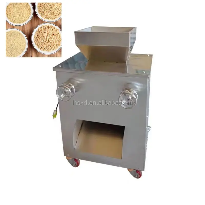 Taglierina automatica per mandorle e noci in acciaio inossidabile macchina per tagliare le arachidi macchina per tagliare le noci attrezzatura per la frantumazione delle arachidi