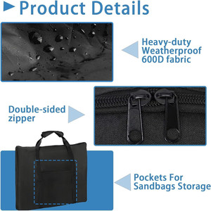 Griddle <strong>Cover</strong> Storage Bag for Flat Top Griddle <strong>Cover</strong> for <strong>Weber</strong> Griddle Insert Storage Bag - Product Image 3