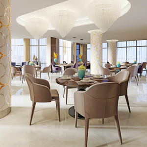 Diseño natural moderno simple personalizado 3D Max Rendering Plan Mesa de restaurante Espacio de comedor Diseño interior arquitectónico - Product Image 2