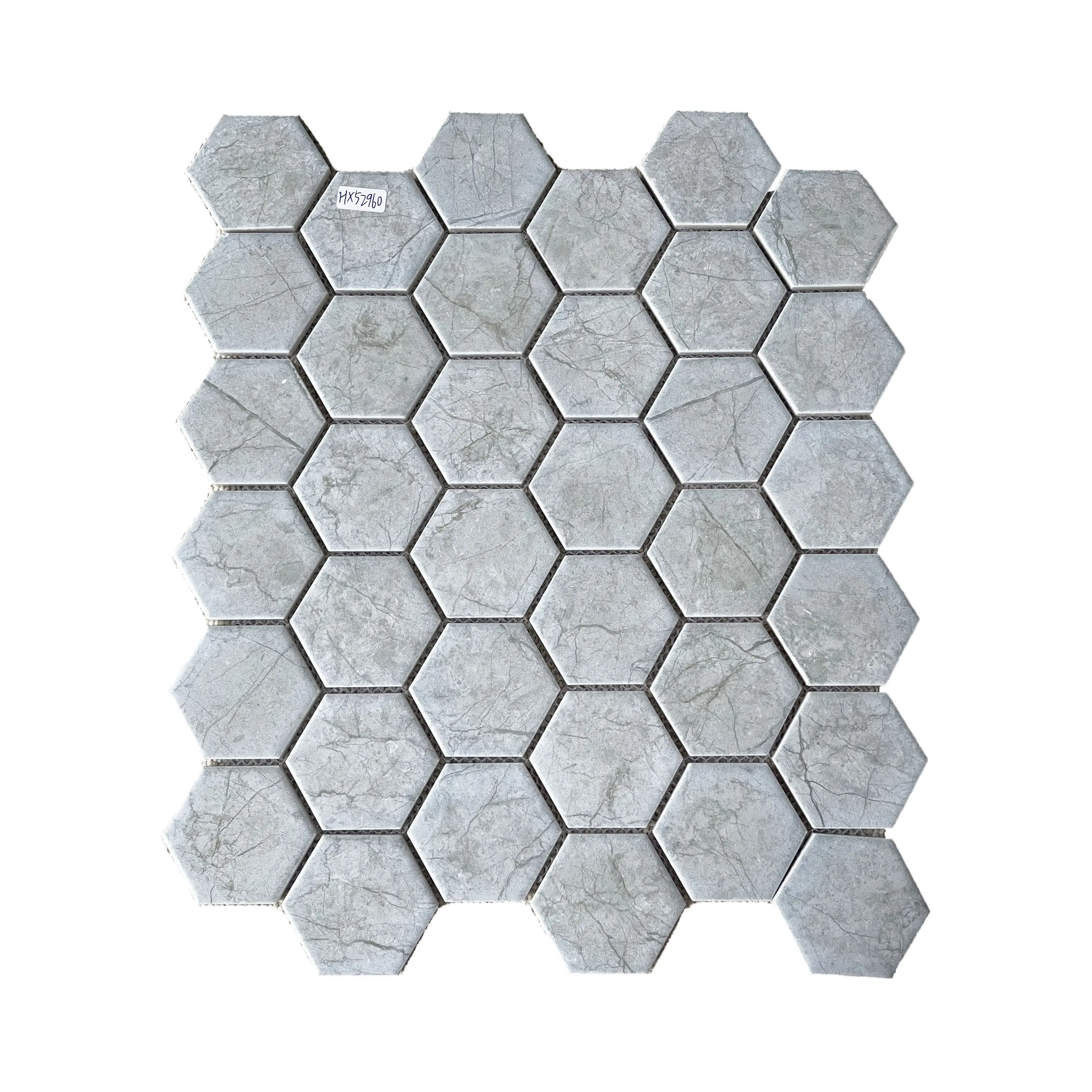 325x282 ceramic decorative mosaic tiles gray hexagon wholesale mosaic tiles sale popular mosaic tile