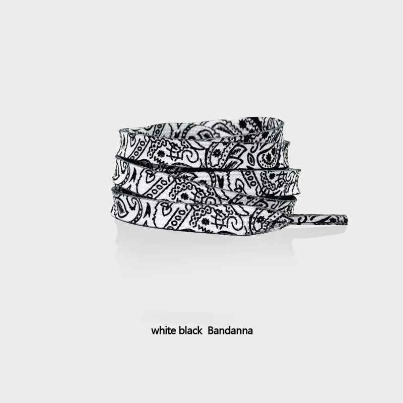 Bandana blanc et noir