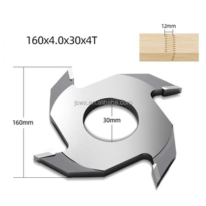 Marangoz araçları ahşap kesme aletleri 4.0X160-4 7mm parmak eklem bıçak End Mill karbür tok ahşap kesme karton için Express 160mm