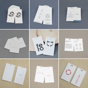 Thân thiện với môi tùy chỉnh giấy treo <span class=keywords><strong>tag</strong></span> Swing <span class=keywords><strong>Tag</strong></span> cho hàng may mặc Túi giày với logo in ấn và chuỗi - Product Image 4