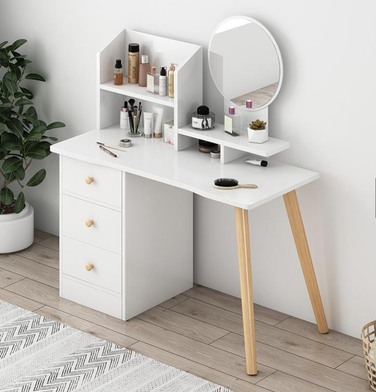 Dressing Table Bedroom Makeup Table Modern Minimalist Dressing Cabinet Retractable Bedroom Furniture