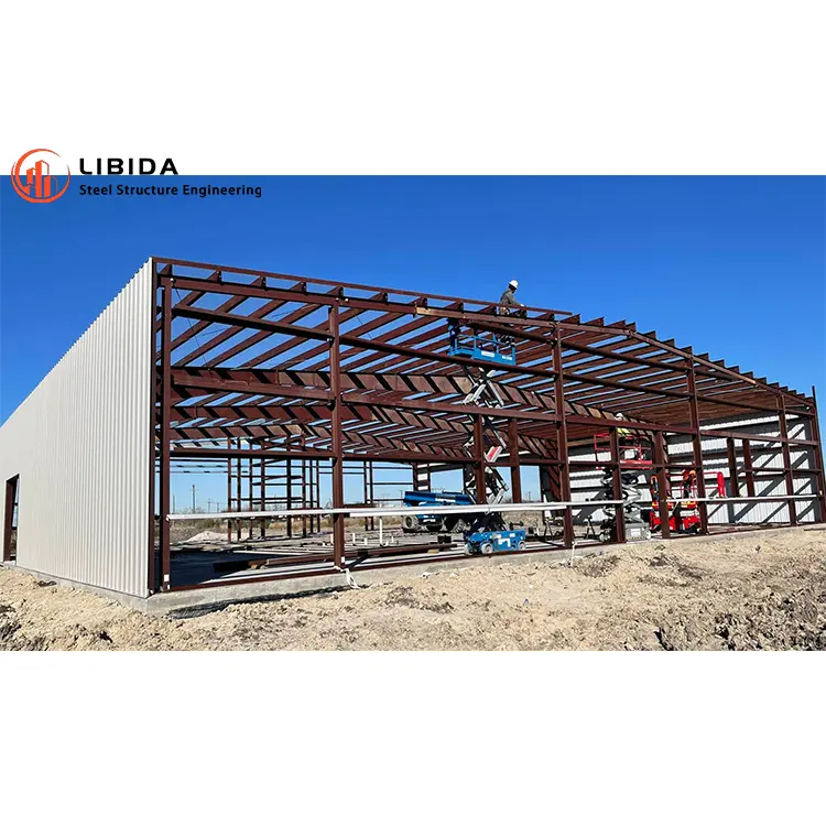 Construcción de estructura metálica, taller de almacén prefabricado, Oficina industrial de varios pisos, hotel, apartamento, edificio de pasillo prefabricado