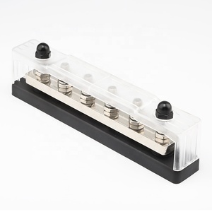 Factory Wholesale Durable 6 Way Battery Terminal Screws Bus Bar Single-Row Boat <strong>BusBar</strong> with Cover Bar Power Distribution Block - Product Image 5