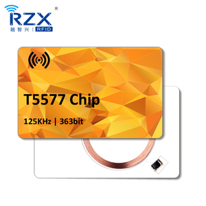 Tarjetas de llave de hotel RFID de alta seguridad Tarjeta DE ACCESO T5577 personalizada para cerraduras de puertas inteligentes - Product Image 1