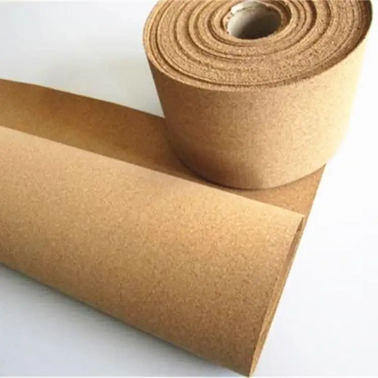 Good quality floor underlayment 100% Natural Eco-Friendly Decorative 3mm 10mm cork roll 1mm