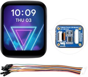 Aismartlink Waveshare 1.69inch Round LCD, Compatible with <strong>Raspberry</strong> <strong>Pi</strong> 5 240*280 Resolution, IPS, SPI and <strong>I2C</strong> Communication - Product Image 1