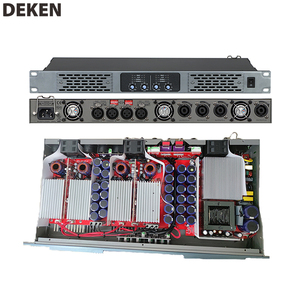 DEKEN DA-4200 Professional <strong>4</strong> Channel Audio Amplifier 8 Ohms 200w Power Amp 1U Class D Sound Digital Power Amplifier