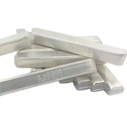 Lingotes de plata de alta pureza, barras de plata, gránulos de Plata a la venta por los fabricantes