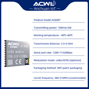 AC600T-100mW LoRa Wireless Communication Transceiver 433 Sender und Empfänger SPS Fernbedienung 485 Erfassungs modul