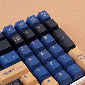 129 คีย์สีฟ้าซามูไรปุ่มกดเชอร์รี่โปรไฟล์ PBT ย้อมระเหิดคีย์บอร์ดปุ่มกด - Product Image 5