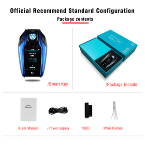 For <strong>BMW</strong> Style Wireless Comfort Access <strong>Key</strong> Entry Universal Modified Smart Remote LCD <strong>Key</strong> with Multi-language - Product Image 6