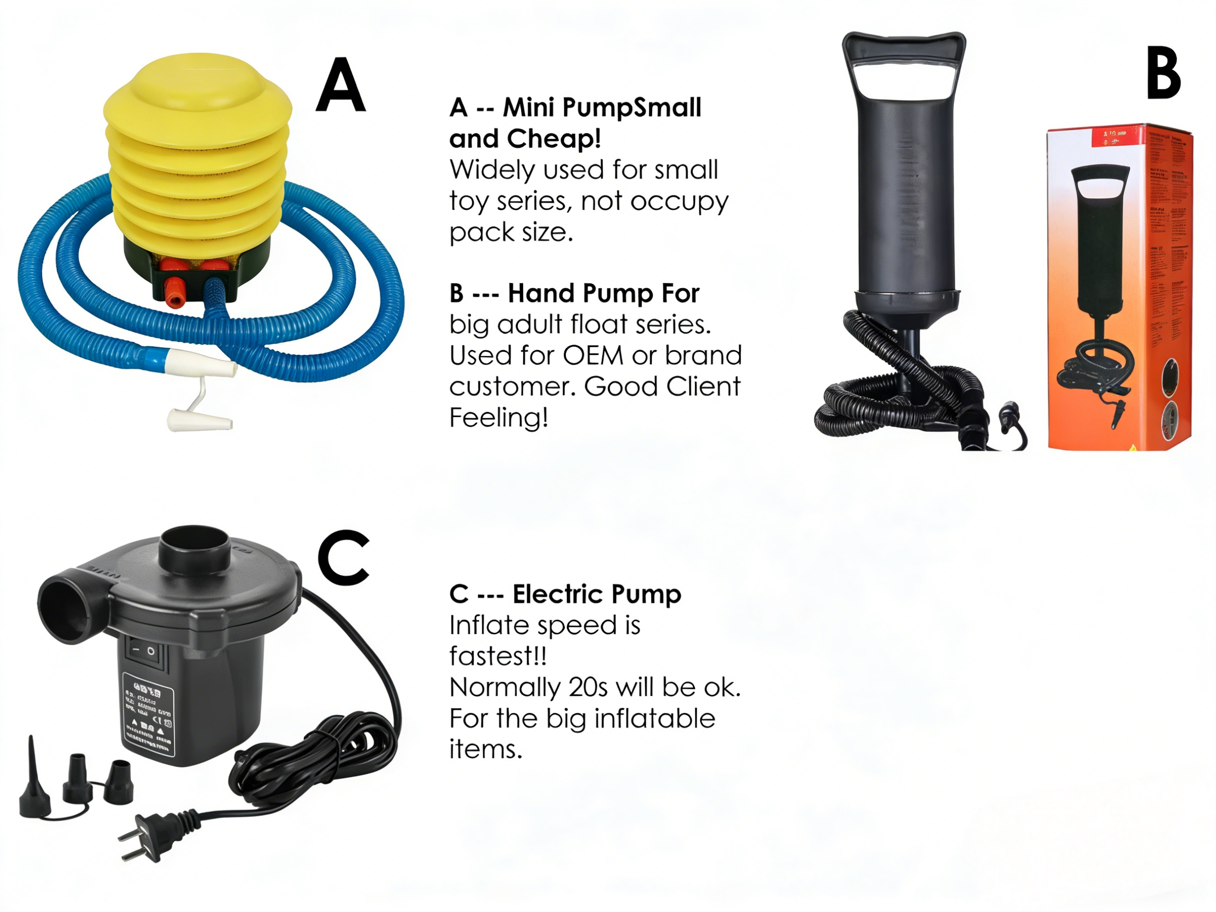 Black((Optional Air Pump)