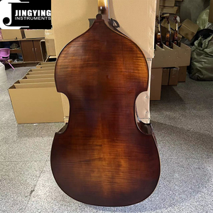 2024 Jingying Music <strong>String</strong> Instruments,JYDB-P700 Over 20 Years Old Spruce Wood Panel High-end Flamed Maple Double Bass - Product Image 2