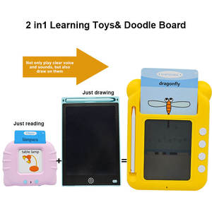 ODM OEM Custom Language Learning Cards <strong>Reading</strong> Machine Audible Flash Card <strong>Writing</strong> Drawing Tablet - Product Image 6
