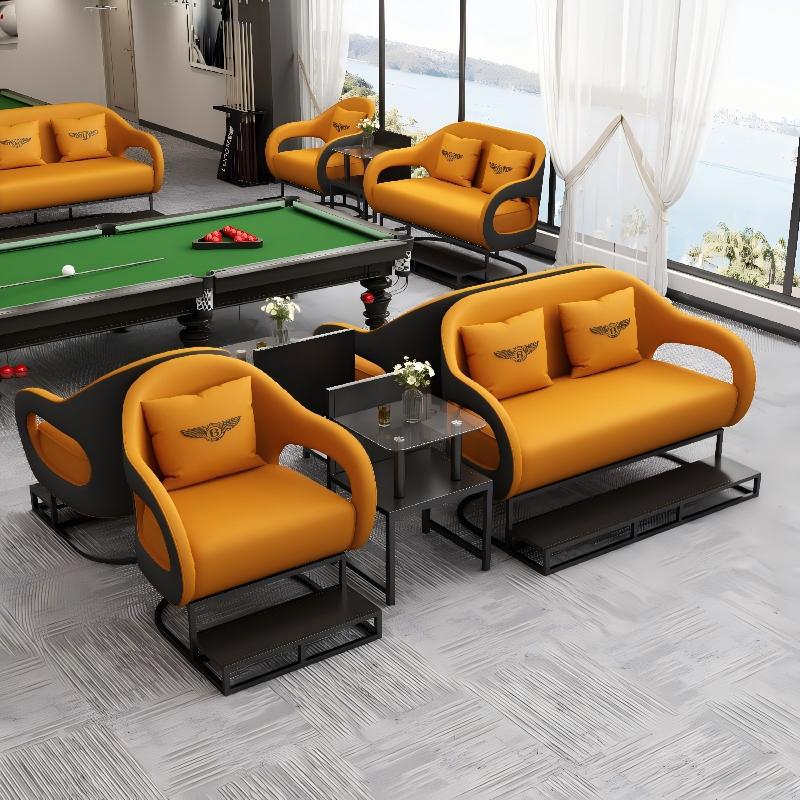 12 Simple Coffee Tables (Orange and Black)