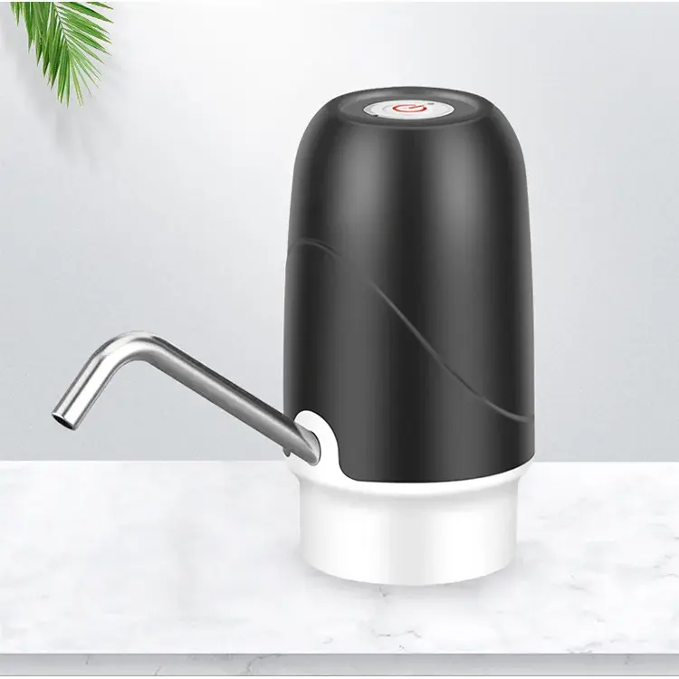 Dispenser air listrik portabel USB, dapat diisi ulang otomatis pompa air minum untuk rumah tangga luar ruangan