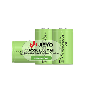 Jieyo NIMH pil 1.2V 4/5 SC 2000mAh şarj edilebilir silindirik 4/2000 elektrikli araçlar mah 10C Ni-MH piller hücre için - Product Image 5