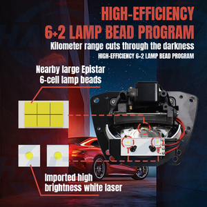 HAIZG New H6 Lens <strong>LED</strong> Car Lens Headlight 70W <strong>LED</strong> Laser Lens Projector - Product Image 5