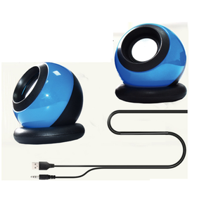 Bola mágica portátil con cable, 2 uds., altavoz pequeño, altavoz pequeño Mini, interfaz de Audio de 3,5mm, 3W con entrada USB, reproductor de música con cable - Product Image 4
