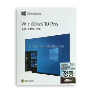 Win10 Pro韓国版FPPボックスUSB3.0 COA認証OEMグローバルオンラインアクティベーションWin10Pro
