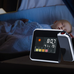 Bàn Điện Tử Thông Minh Để Bàn Đèn Led Laser Dự Báo Thời Tiết Đồng Hồ Chiếu Kỹ Thuật Số Đồng Hồ Báo Thức - Product Image 5