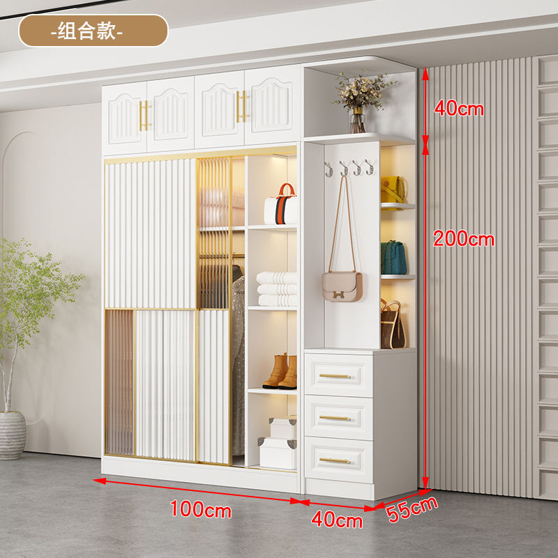 Armoire simple (bois massif de luxe), armoire supérieure et armoire d'angle