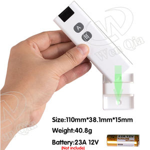 Wireless <strong>Remote</strong> Control 433Mhz <strong>Universal</strong> <strong>Remote</strong> Control Key 2 Buttons Learning <strong>Code</strong> for Home Appliances