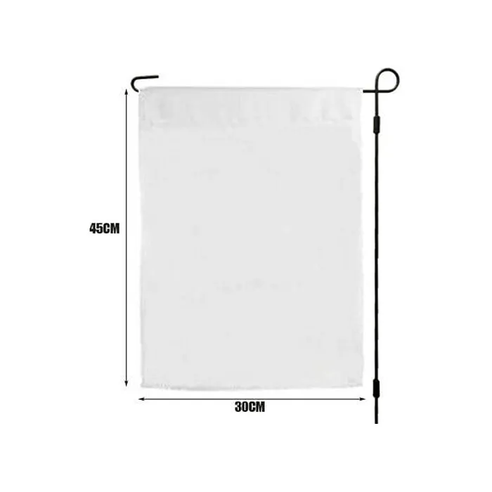 2023 Venda Quente Barato Ao Ar Livre 100% Poliéster Custom Design Sublimação Comércio Campanha Em Branco Natal Holiday Garden Flag