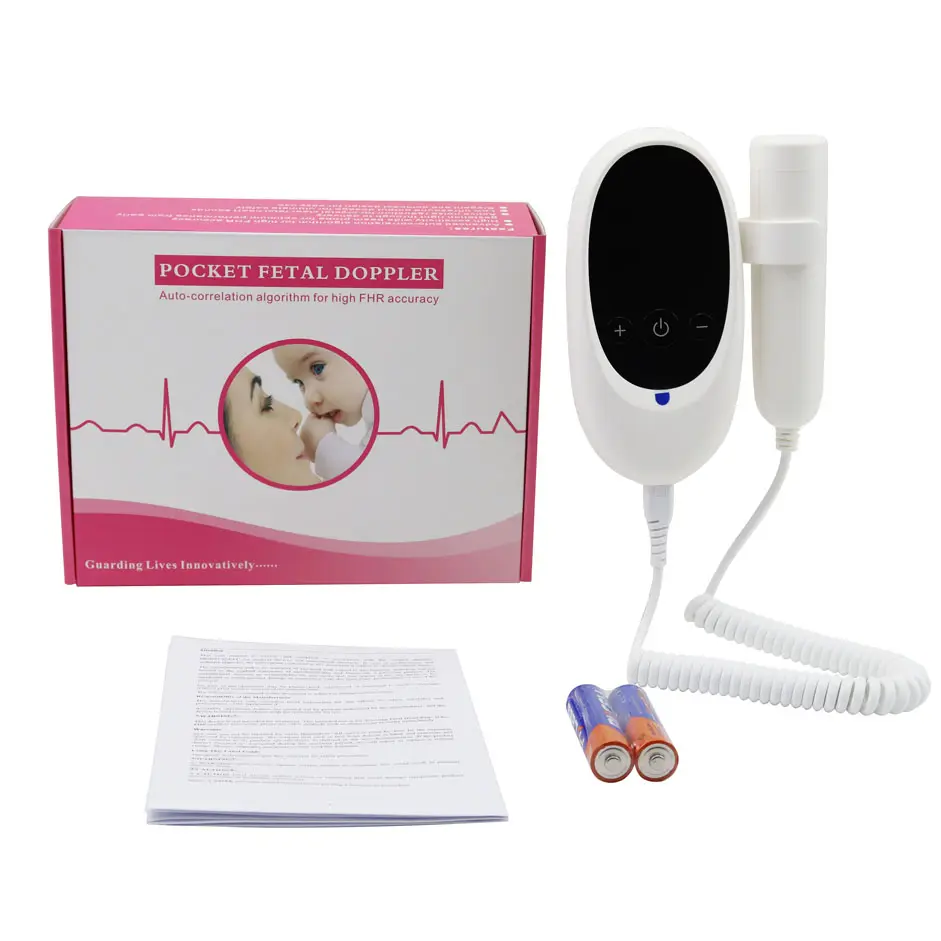 Altoparlante del battito cardiaco fetale Doppler baby hearttrate Monitor Doppler a ultrasuoni fetale