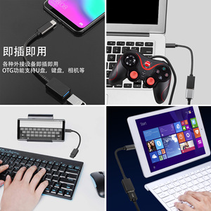 跨境Type-C至USB3.2适配器兼容USB3.0，适用于笔记本电脑手机平板u盘充电汽车OTG适配器 - Product Image 2