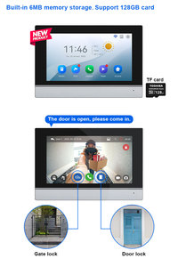 New Arrival Home <strong>Security</strong> Smart Doorbell <strong>Intercom</strong> <strong>System</strong> with 7&quot; Multi-Language Interphone Monitor Support Two Way Communitiion - Product Image 4