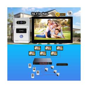 <strong>Tcp</strong>/ip Villa Door <strong>Intercom</strong> 10.1 Inch UI Screen Smart <strong>Video</strong> Door Camera <strong>Intercom</strong> <strong>System</strong> with Ip 65 Weatherproof Outdoor Unit - Product Image 1