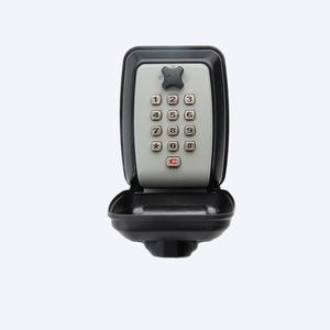 מכירה חמה 12 ספרות לחצן נעילה תיבת סגסוגת אלומיניום עמיד למים קיר חיצוני רכוב מפתח מנעול מקשים מאובטח - Product Image 1