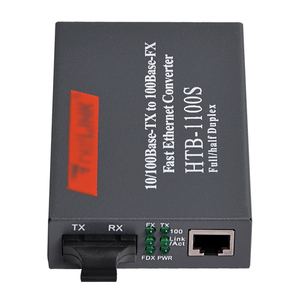 HTB-1100S FTTH ağları 10/100 mbps tek modlu çift Fiber optik alıcı-verici medya dönüştürücü - Product Image 3